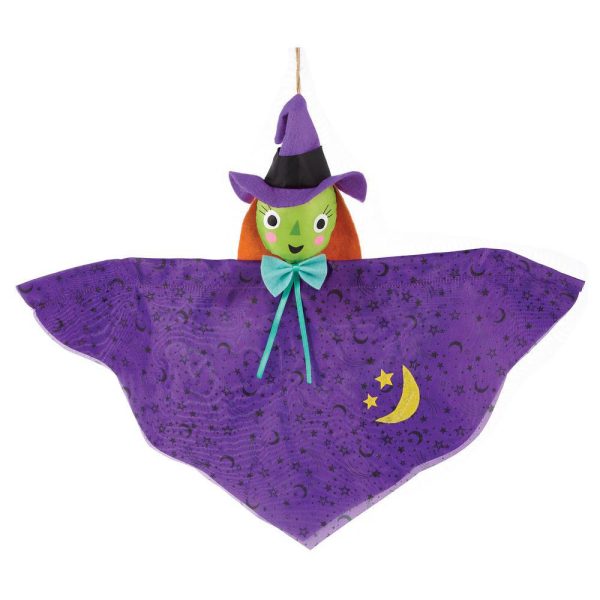 Witch Fabric Hanging Decoration 12in For Cheap