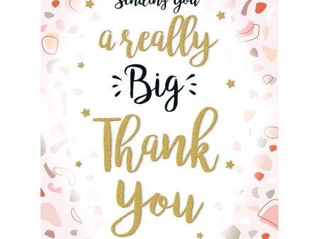 Thank You Terrazzo Greeting Card Discount