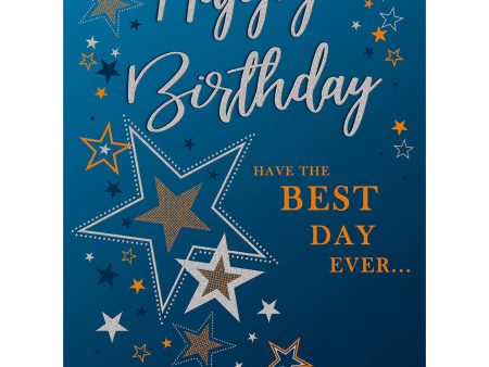 Birthday Star Male Greeting Card Online Hot Sale