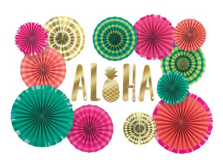 You Had Me At Aloha Deluxe Fan Decorating Kit 22pcs Online Sale