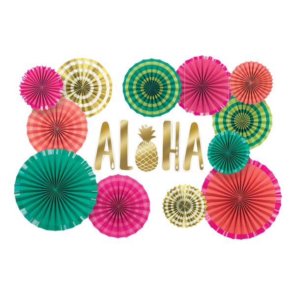 You Had Me At Aloha Deluxe Fan Decorating Kit 22pcs Online Sale