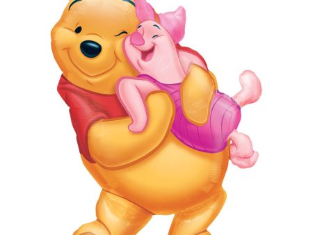 Big Pooh Hug Foil Balloon 20 x 32in Online now