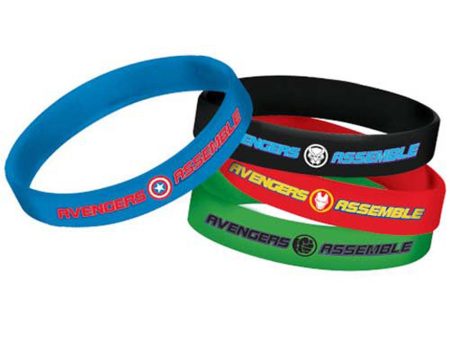 Avengers Powers Unite Rubber Bracelet Value Pack 4pcs For Cheap