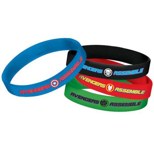 Avengers Powers Unite Rubber Bracelet Value Pack 4pcs For Cheap