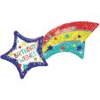 Birthday Wishes Shooting Star Supershape Foil Balloon For Sale