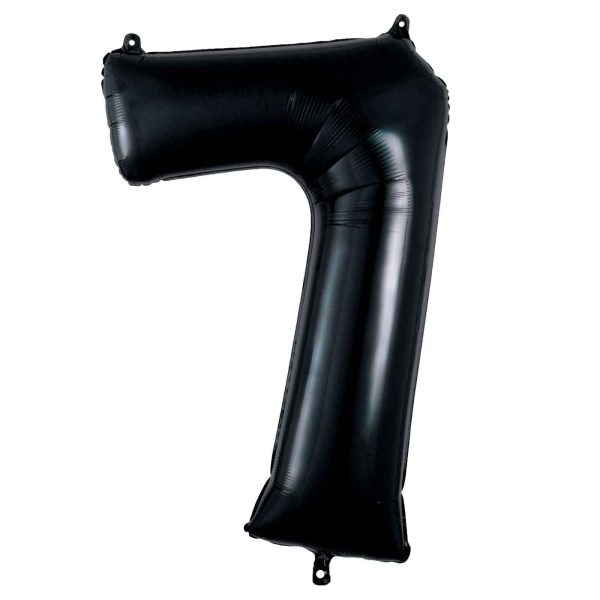 Black Number 7 Supershape Foil Balloon 55x88cm Online Hot Sale