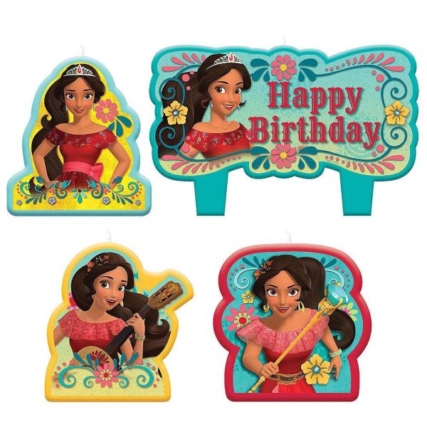 Elena Of Avalor Birthday Candle Set 4pcs Online