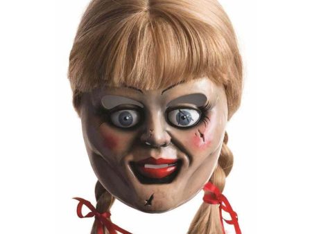 Adult Annabelle Mask And Wig on Sale