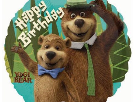 Yogi Bear Happy Birthday Foil Balloon 18in For Cheap