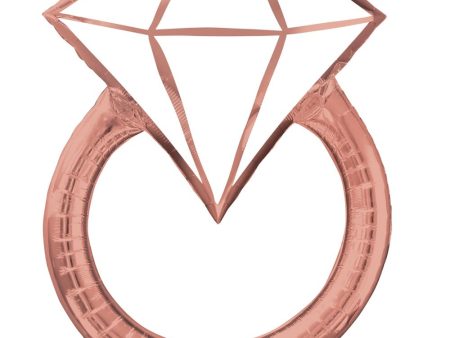 Blush Wedding Ring SuperShape Balloon Online