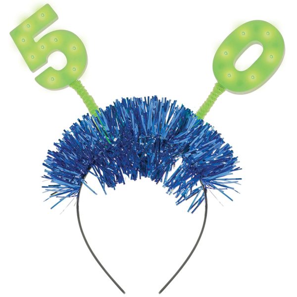 50th Light Up Foil & Plastic Headbopper Online