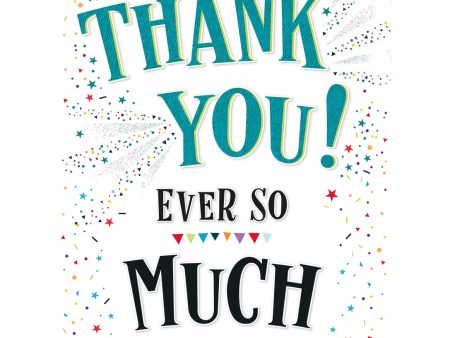 Thank You Glitz Greeting Card Cheap